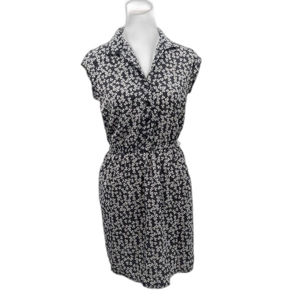 90s Y2K Floral Charlotte Russe Cottage Dark Academia Mini Dress Small